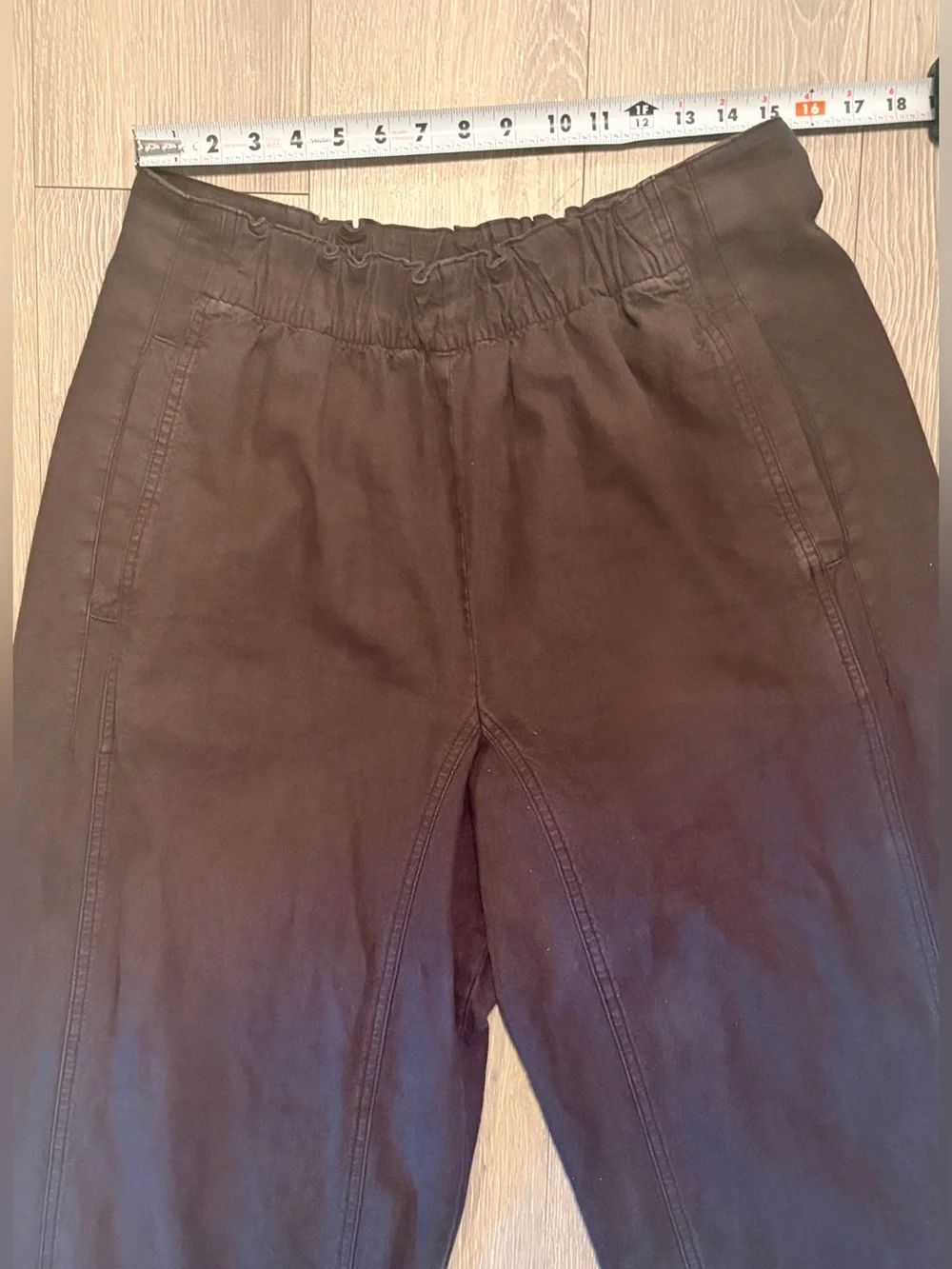 Free People Days End Pull-On Linen Pant - Picture 5 of 11
